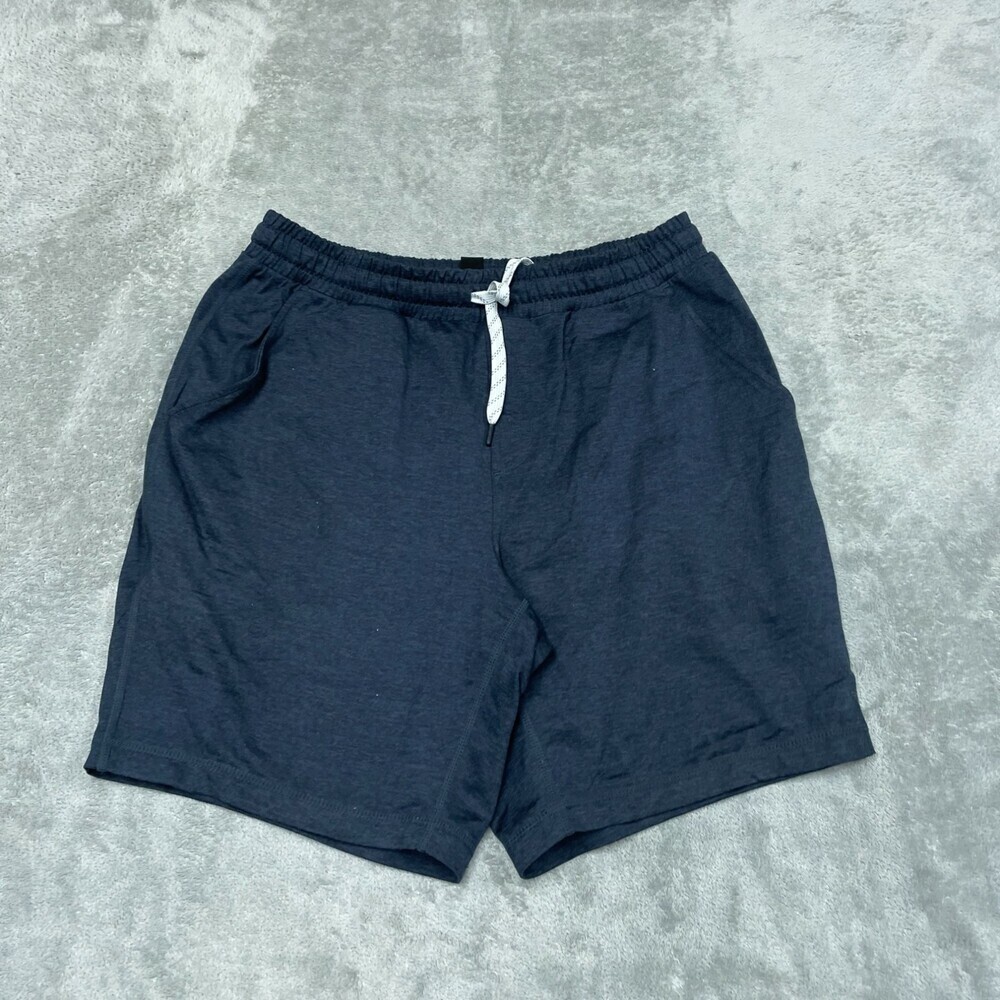 Kirkland Signature Men’s Drawstring Shorts Recycled Polyester Navy M a1023